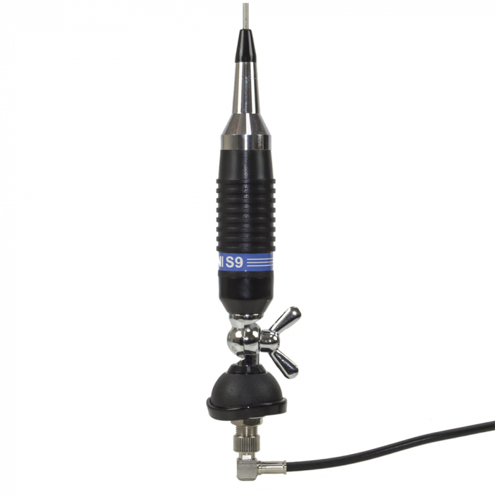 Antena CB PNI S9 cu fluture lungime spic 120 cm cu cablu RG58 de 4m [1]