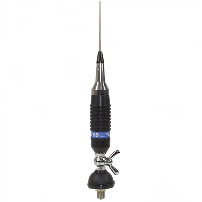 Antena CB PNI S9 cu fluture lungime spic 120 cm cu cablu RG58 de 4m [3]