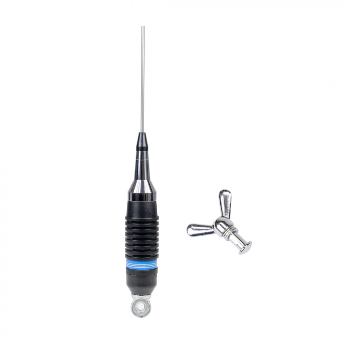 Antena CB PNI S9 cu fluture, lungime spic 120 cm, fara cablu, 600W, 26-28MHz [7]