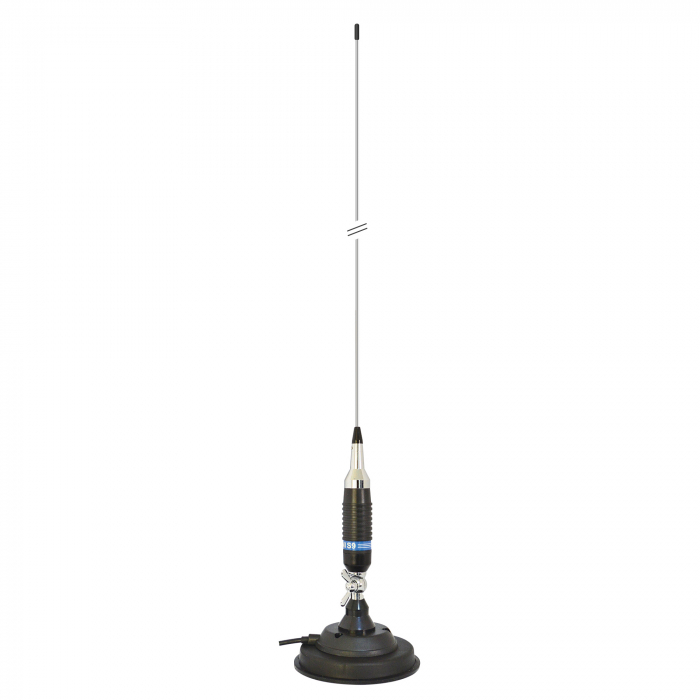 Antena CB PNI S9 lungime 120 cm si magnet cu fluture PNI 120/DV 125 mm inclus [6]
