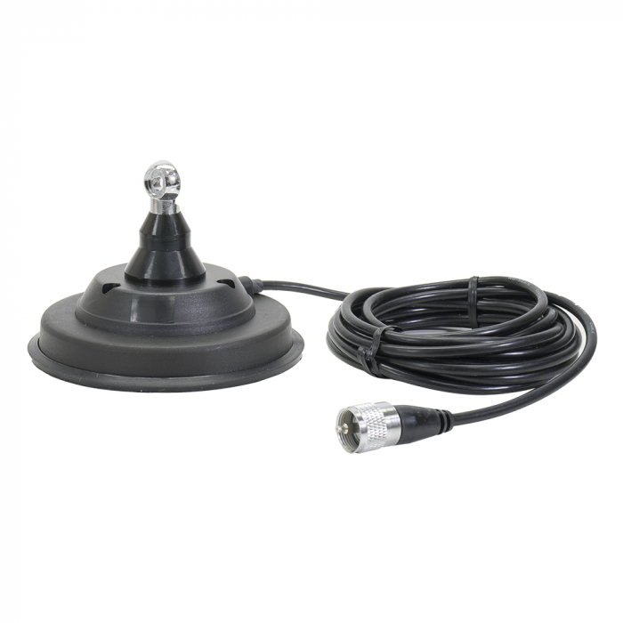 Antena CB PNI S9 lungime 120 cm si magnet cu fluture PNI 120/DV 125 mm inclus [4]
