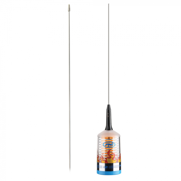 Antena CB PNI TRUCKER 9000 PL cu LED, lungime 180 cm, 26-30MHz, 1000W, fara cablu mufa PL259 [3]