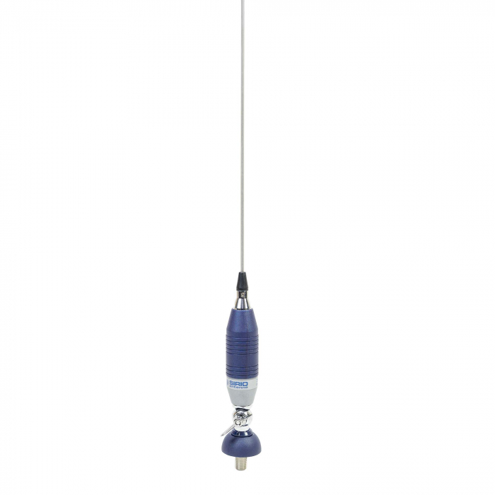 Antena CB Sirio SUPER 9 cu fluture, lungime 155 cm, 27 - 28.5 MHz, 250W, montura, cablu RG58 de 4m si mufa PL259 incluse [5]