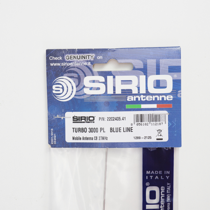 Antena CB Sirio Turbo 3000PL Blue Line Cod 2202405.41 fara cablu [2]