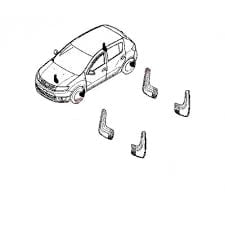 Aparatori noroi dedicate Chevrolet Aveo Hatchback 2012-> ( MG20 - SPATE ) [2]