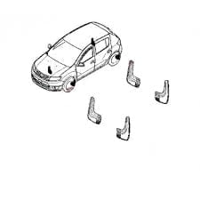Aparatori noroi dedicate Chevrolet Cruze Hatchback 2012-> ( MG25 - SPATE ) [2]