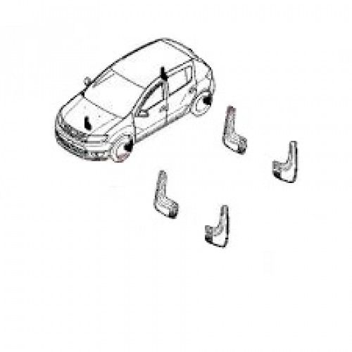 Aparatori noroi dedicate Chevrolet Aveo Sedan 2012-> ( MG17 - FATA ) [2]