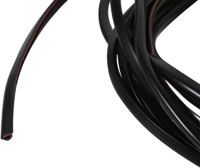 Banda de protectie muchii caroserie, 5m, negru [4]