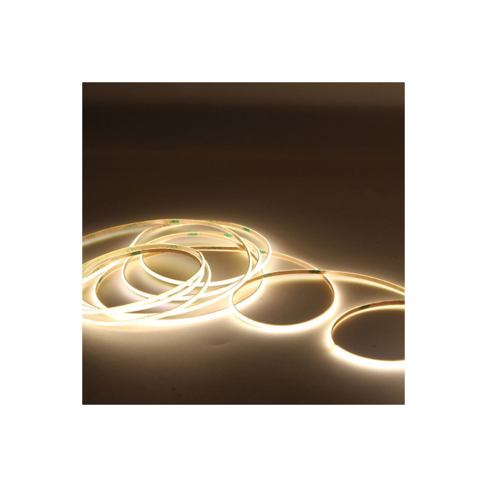 Banda LED COB latime 8mm 12V , alb rece , 5 metri ,12W/metru [2]