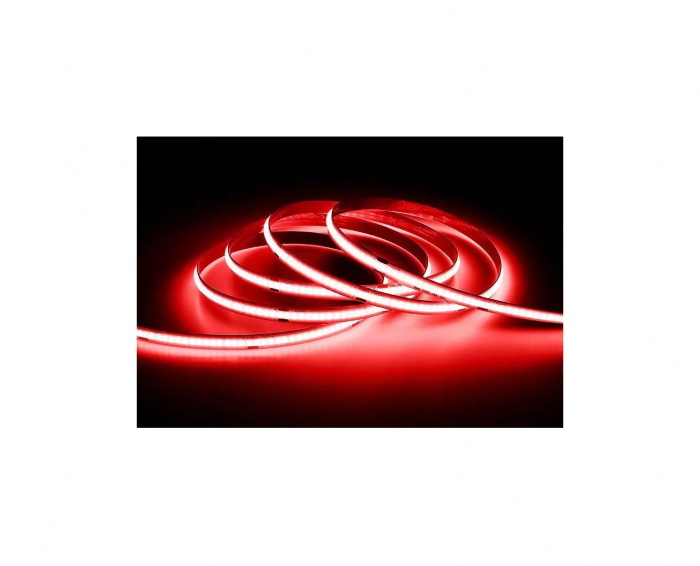 Banda LED COB latime 8mm 12V , alb rece , 5 metri ,12W/metru [9]