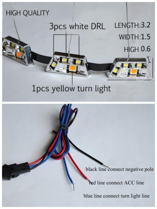 Banda LED DRL premium L1 52cm. (Strip LED - DRL L1) [2]