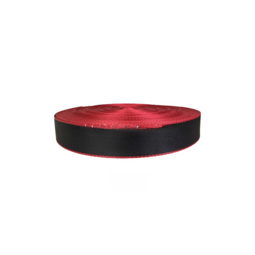 Banda pentru centura de siguranta auto culoare Negru / Rosu , latime 46mm [3]