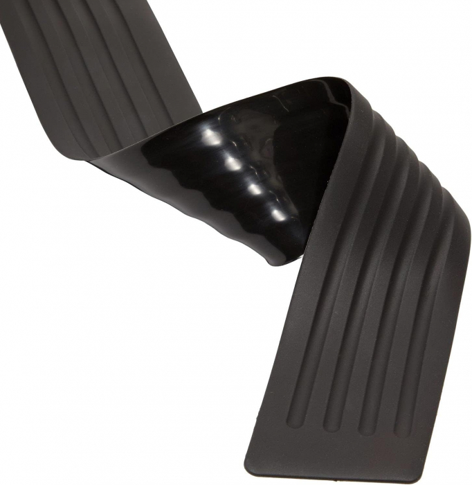Banda protectie bara spate auto, Cauciuc, 90 cm, Negru [4]