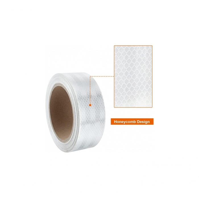 Banda reflectorizanta tip fagure FLEX 5.5cmx45.7m - Rosu [8]