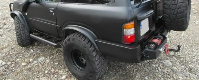 Bandă universală din cauciuc pentru protecția aripii mașinii, SUV, microbuz, 10cm x 3m, negru [8]