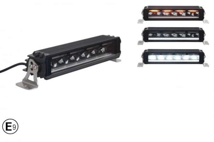 Bară LED Girofar, lumină albă puternică și lumină portocalie de avertizare, calitate înaltă, DRL, 4800lm, 33,8 cm 12-24V [1]