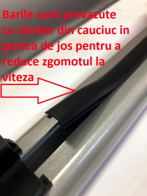 Bara portbagaj universala transversala din aluminiu cu cheie 120cm [6]