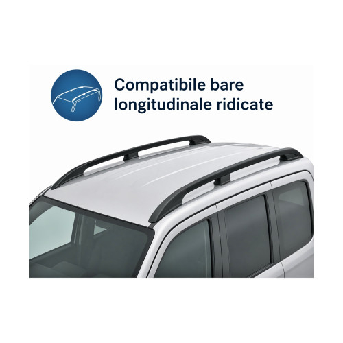 Bare portbagaj transversale auto aluminiu compatibile Volkswagen Tiguan 1 SUV 2007-2016 80-88 cm Cod: KL9 [3]