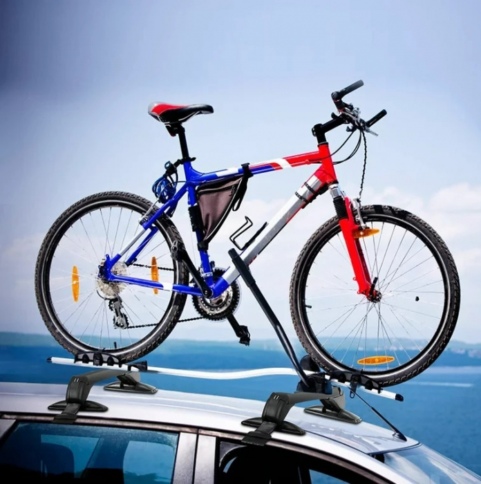 Bare Portbagaj Transversale Aluminiu  Volkswagen Golf V (2004-2009)cu cheie-set 2 bucati [5]