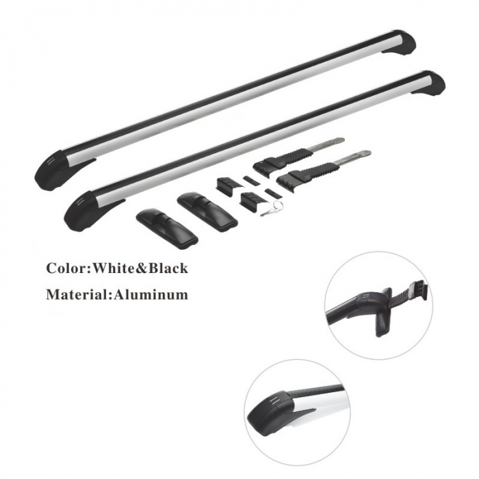 Bare transversale pentru plafon  compatibile Volkswagen Passat B6 (2005 - 2010)– 2 bucăți cu prindere reglabilă și sistem de blocare [3]