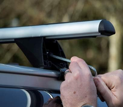 Bare transversale universale din aluminiu  pentru plafon cu sine longitudinale tip Flush Rails, 120 cm, 90 kg, Crom [9]