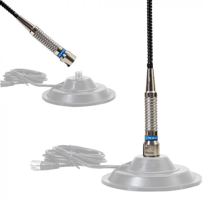 Bax 50 bucati antene CB PNI ML90 26-30MHz, 71 cm, 150W, fara cablu, compatibila cu orice conexiune PL259 [4]