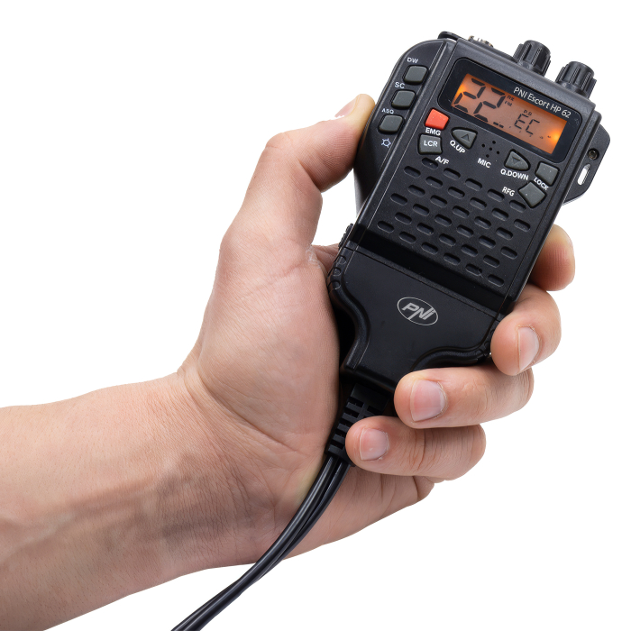 Bax cu 10 bucati kit statie radio CB PNI Escort HP 62 si antena PNI Extra 48 cu magnet inclus, ASQ, RF gain [5]