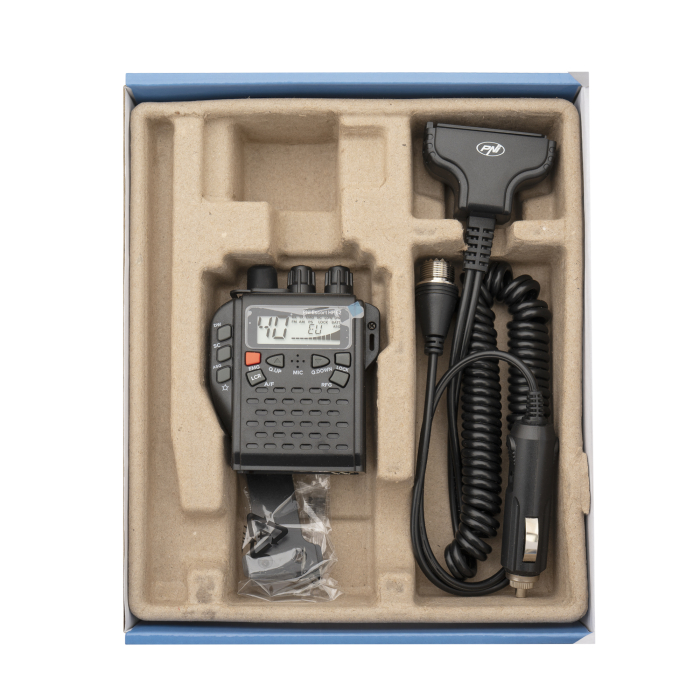 Bax cu 10 bucati statie radio CB portabila PNI Escort HP 62, multi standard, 4W, 12V, AM-FM, ASQ reglabil pe 5 niveluri, RF Gain pe 9 niveluri, Dual Watch, Scan, Lock [14]