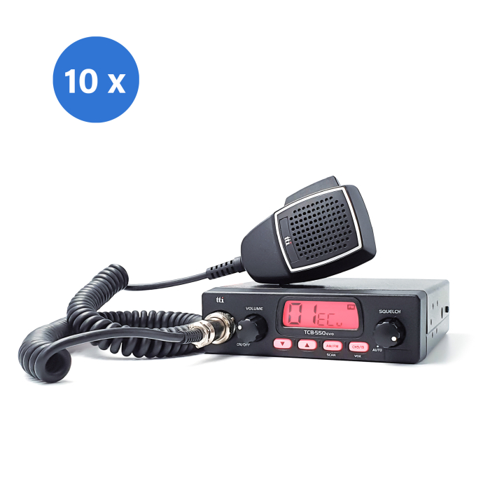 Bax cu 10 bucati statie radio CB TTi TCB-550 N cu squelch automat [7]