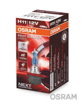 Bec 12V H11 55 W Night Breaker Laser Nextgen +150% Osram [2]