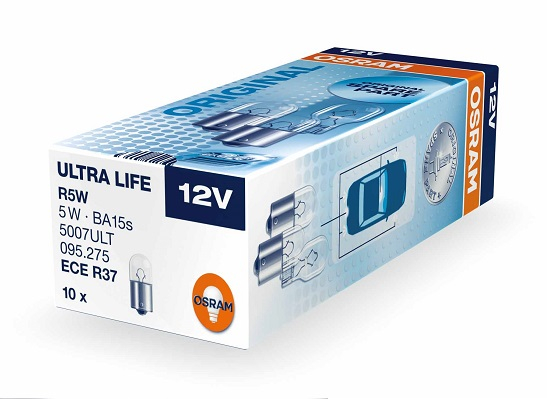 Bec 12V R10W Original Set 10 Buc Osram [1]