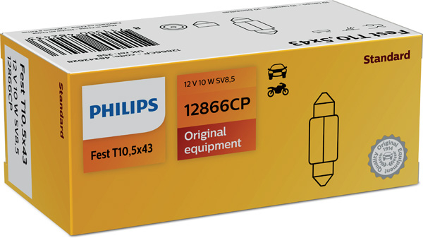 Bec Bord Sv8.5 12V Set 10 Buc Philips [2]