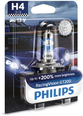 Bec Far H4 60/55W 12V Racing Vision Gt200 (Blister) Philips [2]