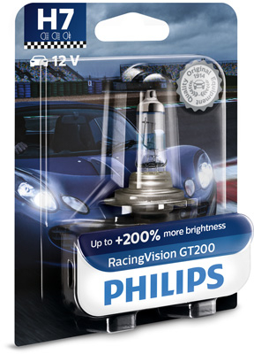 Bec Far H7 55W 12V Racing Vision Gt200 (Blister) Philips [1]