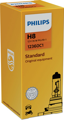 Bec Far H8 Pgj19-1 35W 12V Vision Philips [1]