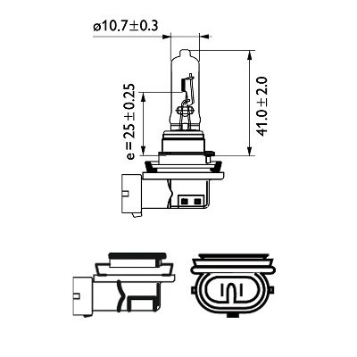 Bec Far H9 Pgj19-5 65W 12V Vision Philips [2]