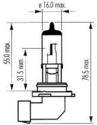 Bec Far Hb4 12V 51W P22D Super White Sct [2]