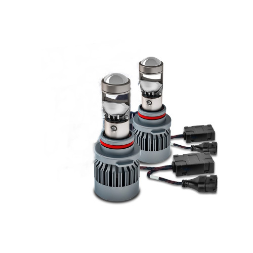 Bec LED auto 9006 3800lm 6000K alb rece Canbus set 2 bucati [2]