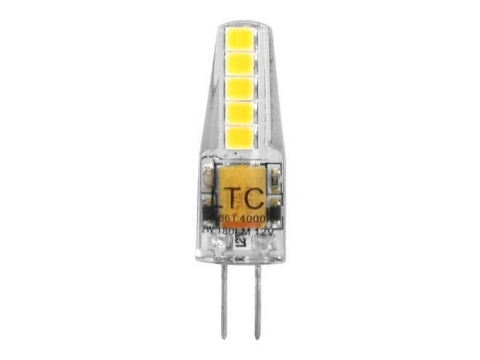 Bec leduri G4 3W 12V alb rece [1]