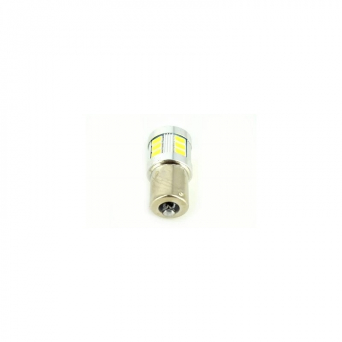 Bec 2 faze BAY15D 5630 18SMD Canbus 9V-30V nonpolar. Lumina Alba Cod:JSUN12 [2]