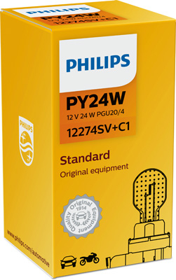 Bec Semnalizare 12V Py24 Silver Vision Philips [1]