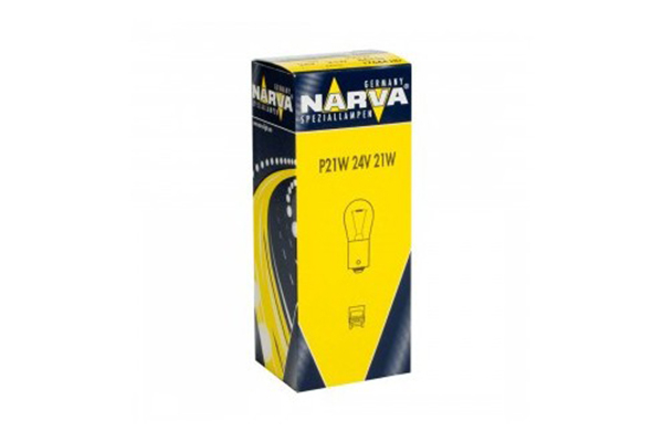 Bec Semnalizare 24V P21W Set 10 Buc Narva [1]
