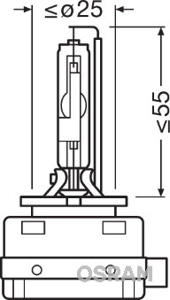 Bec Xenon 42V D3R 4300 K Xenarc Original Osram [2]