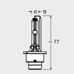 Bec Xenon 42V D4S 4150 K Xenarc Original Osram [3]