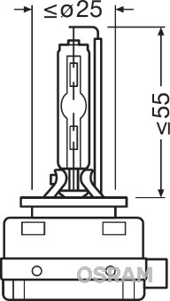 Bec Xenon 85V D1S Xenarc Ultra Life Osram [3]