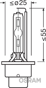 Bec Xenon 85V D2S Xenarc Night Breaker Laser +200% Osram [3]