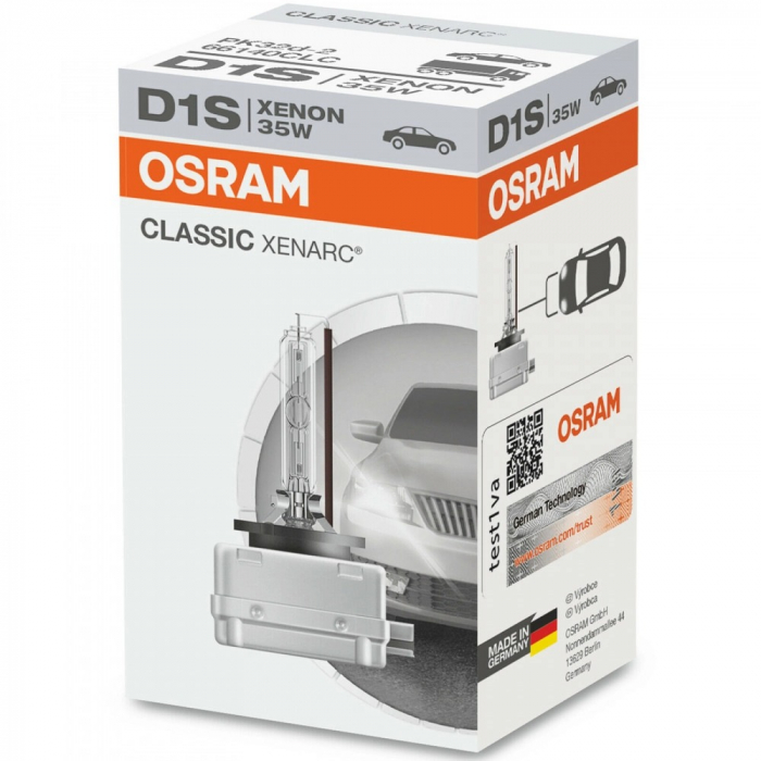 Bec Xenon D1S 4300k OSRAM Xenarc 6614001C [1]