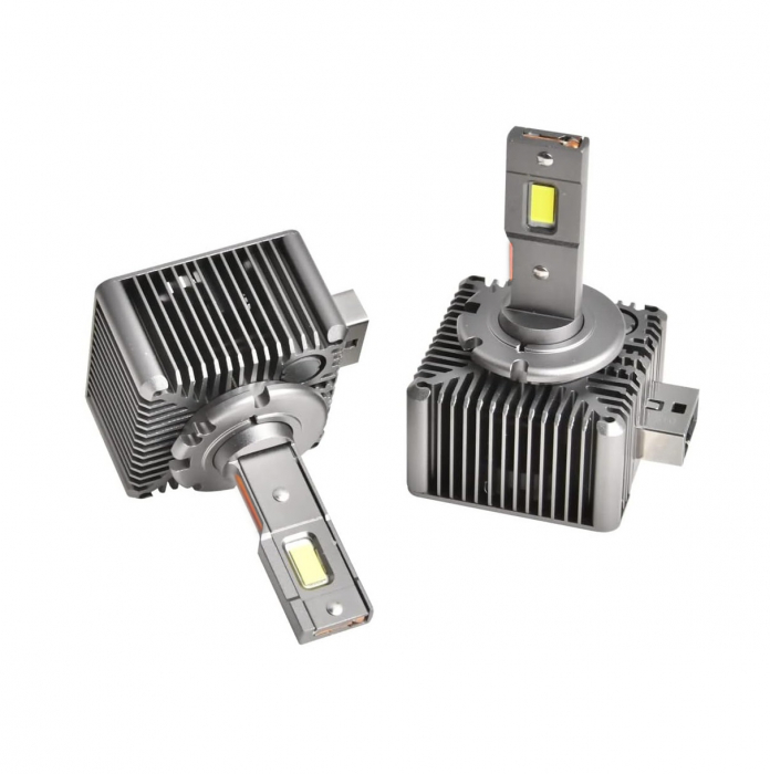 Set Becuri auto LED D1S 12-24V 6000K 10000LM cu CANBUS - Set 2 bucăți [2]