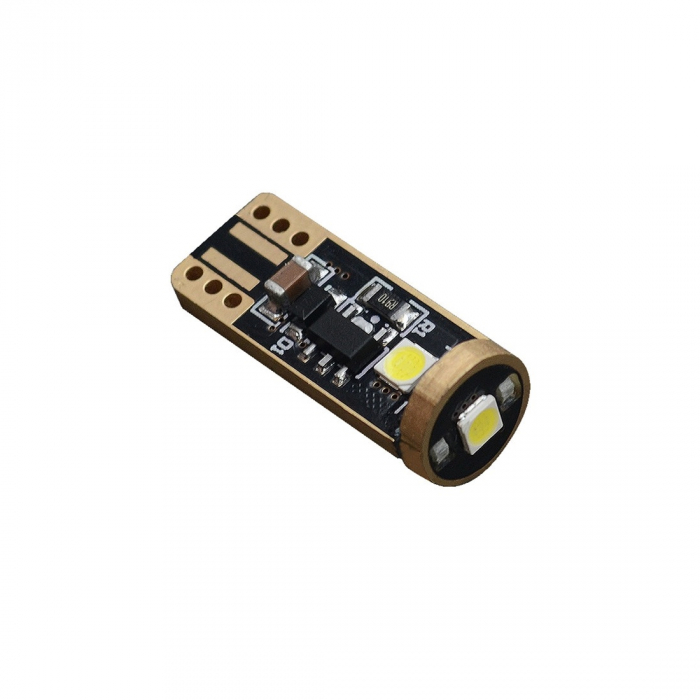 Becuri T10 3SMD 3030 12V Canbus Premium 400lm, lumina alba Cod: T10-1-EK [1]