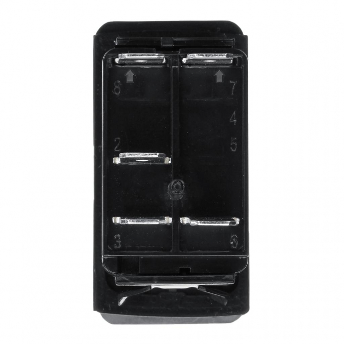 Buton Intrerupator, Comutator, ON OFF, Auto, 12V 24V, cu LED Panou, Lumina Albastra, STROBE LIGHTS [9]
